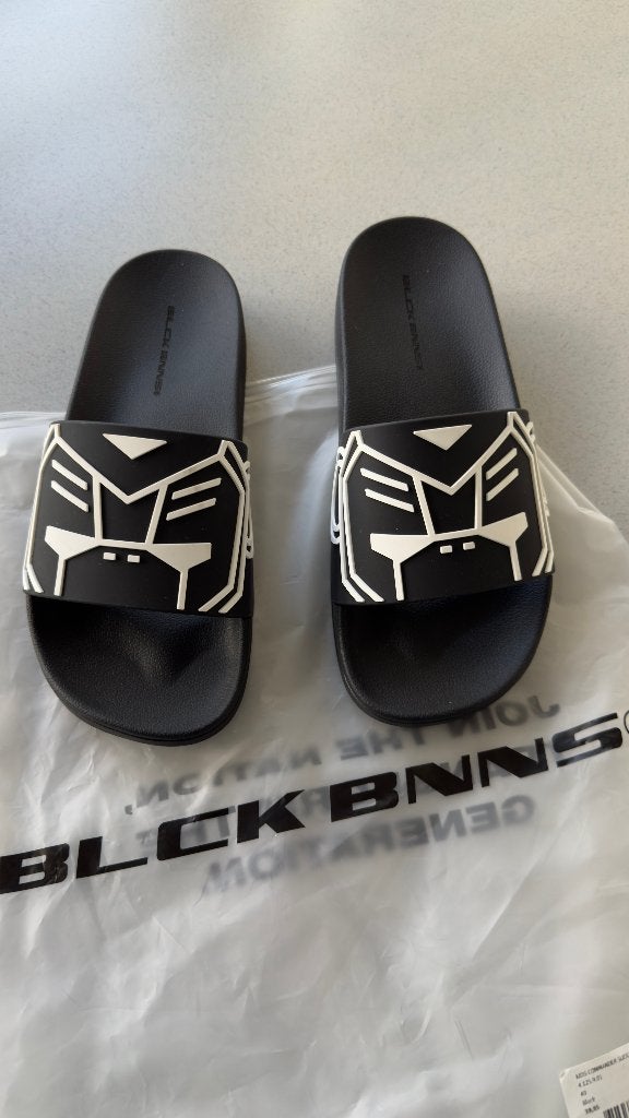 badslippers black bananas slippers maat 40 nieuw, Ophalen, Jongen of Meisje, Schoenen, Nieuw
