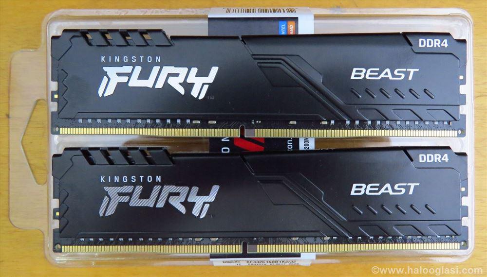 32GB Kingston Fury RAM DDR4 2x16, Computers en Software, Computerbehuizingen, Ophalen of Verzenden, Zo goed als nieuw