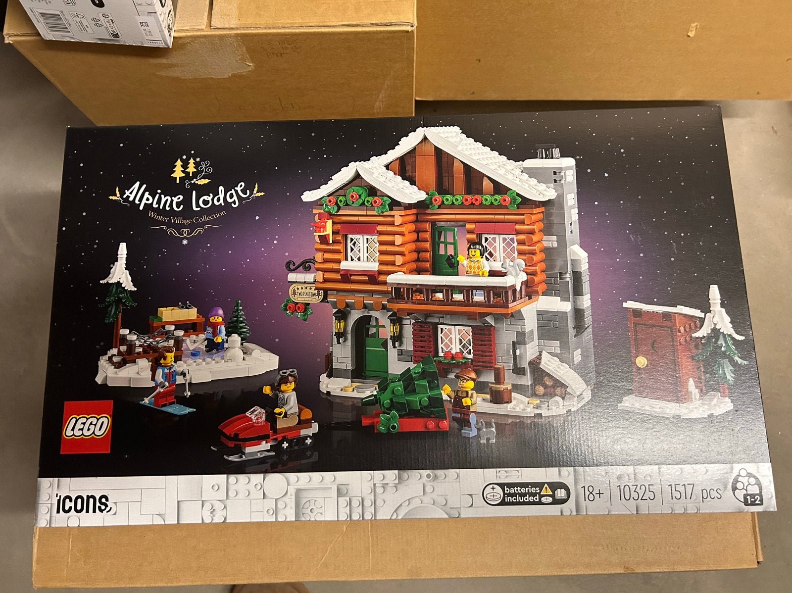 LEGO Icons 10325 Alpine Lodge - Winter Village Collection, Ophalen, Lego, Nieuw, Icons