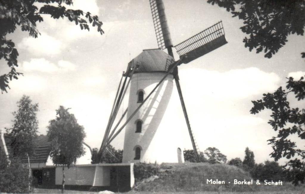 Borkel en schaft. Molen, Ophalen, 1960 tot 1980, Gelopen, Noord-Brabant