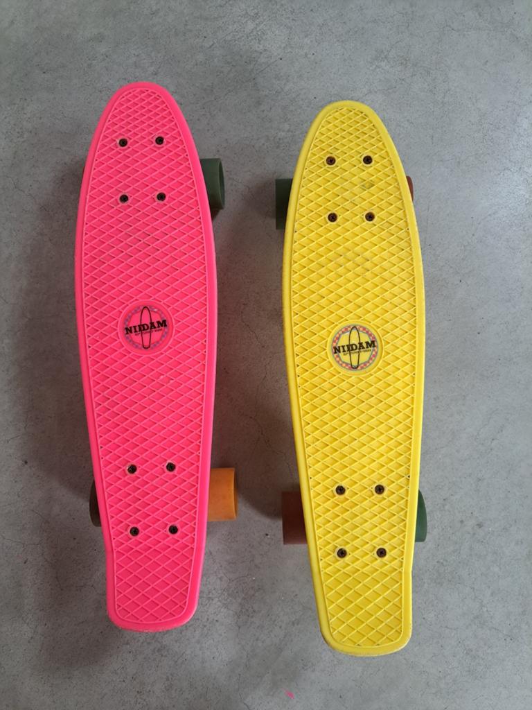 Nijdam skateboard. 22,5", Ophalen of Verzenden, Gebruikt, Skateboard