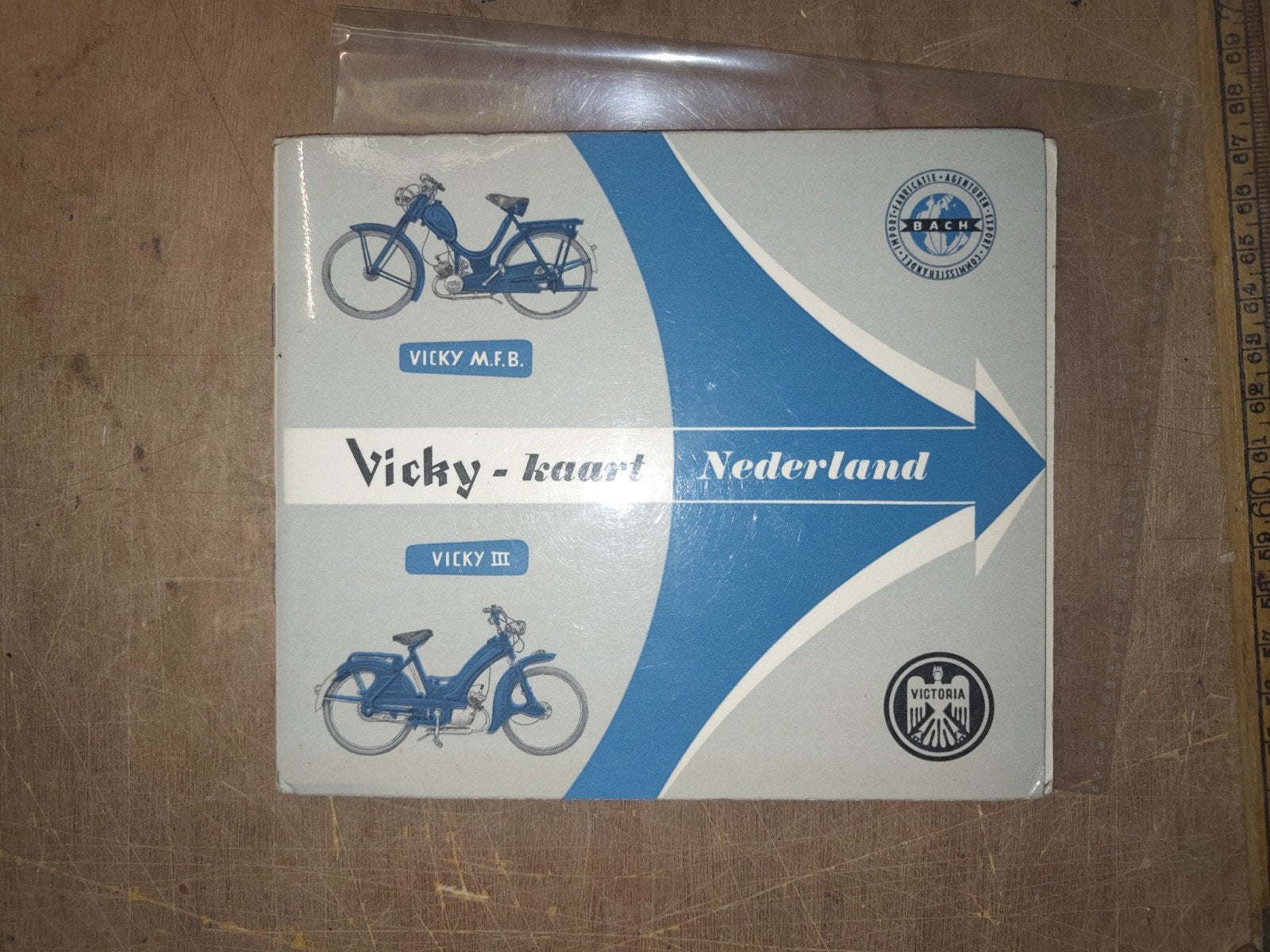 Vicky kaart Nederland handleiding, Ophalen of Verzenden, Zo goed als nieuw