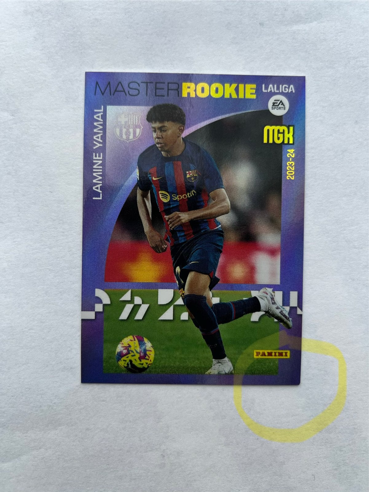 Lamine Yamal Master Rookie LaLiga 2023-24 Panini megacracks, Hobby en Vrije tijd, Stickers en Plaatjes, Ophalen of Verzenden, Zo goed als nieuw