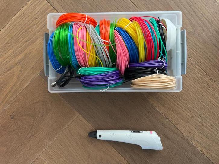 3D Pen met veel filament - Zo goed als nieuw, Ophalen of Verzenden, Zo goed als nieuw, Filament