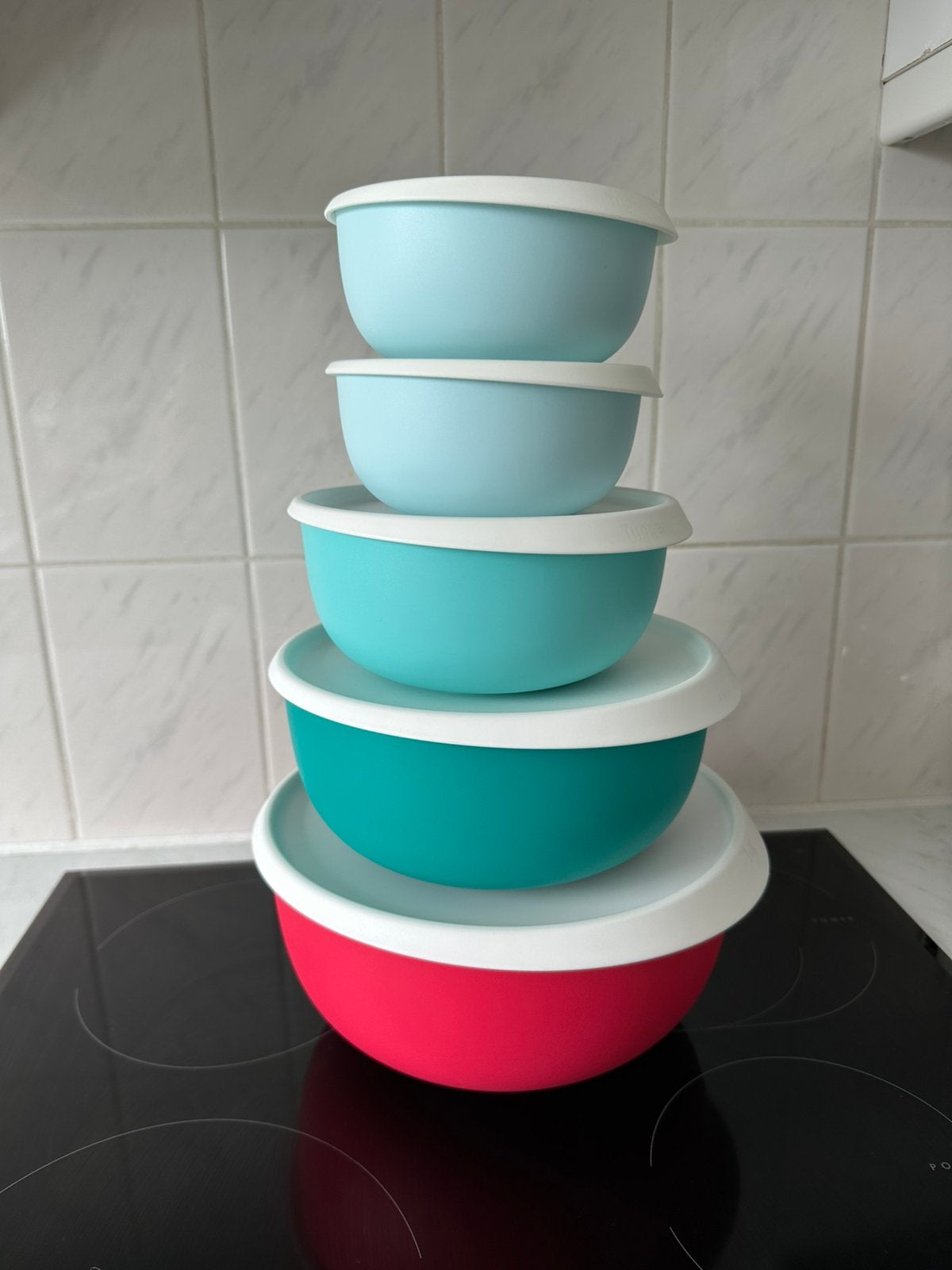 Tupperware set kommen, Ophalen, Zo goed als nieuw, Bak of Kom