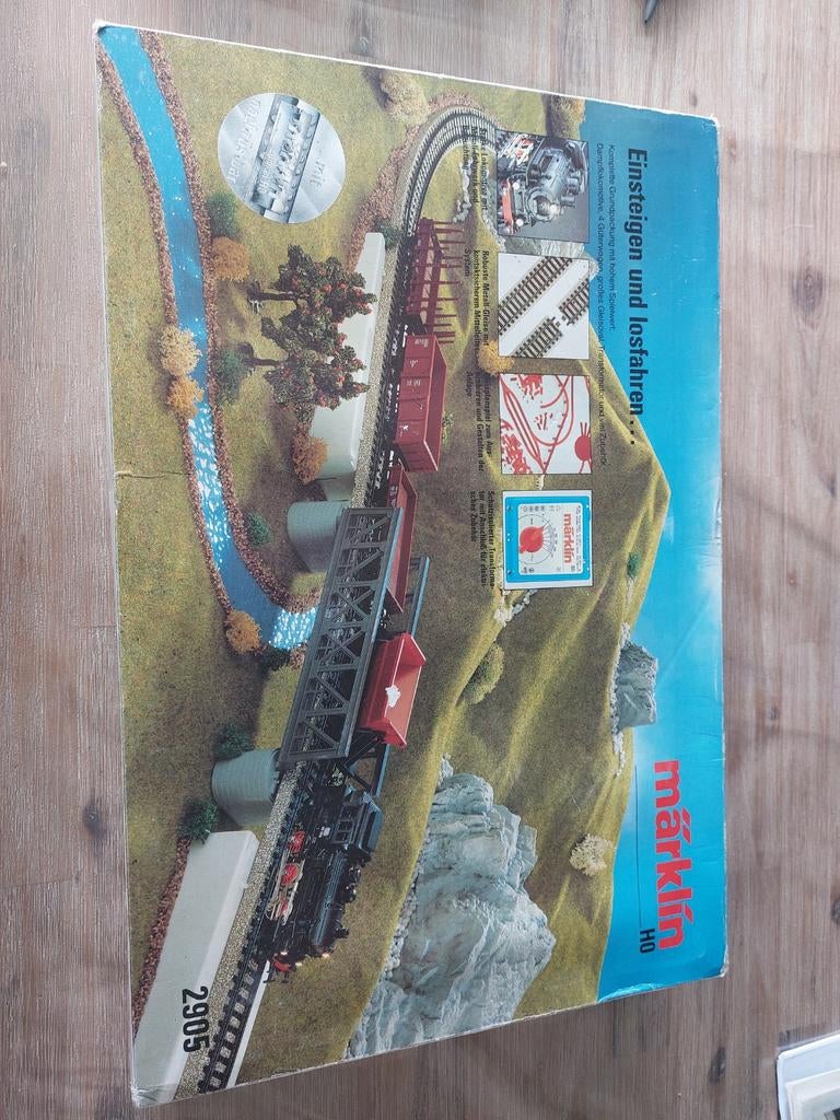 Klassieke Märklin 2905 HO Startset, Hobby en Vrije tijd, Modeltreinen | H0, Wisselstroom, Treinset, Ophalen of Verzenden, Zo goed als nieuw