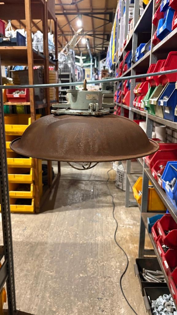 Hanglamp Vintage, Ophalen of Verzenden, Zo goed als nieuw, Industrieel, Minder dan 50 cm