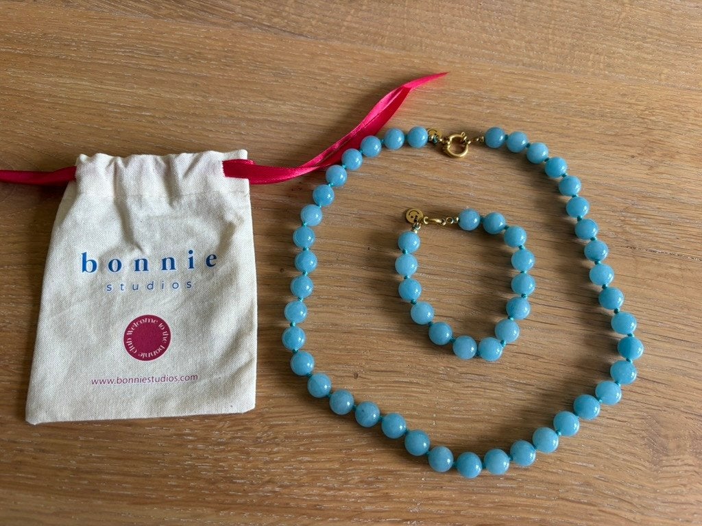 Bonnie Studios William Ketting & Armband 18K Gold Plated, Sieraden, Tassen en Uiterlijk, Kettingen, Nieuw, Ophalen of Verzenden