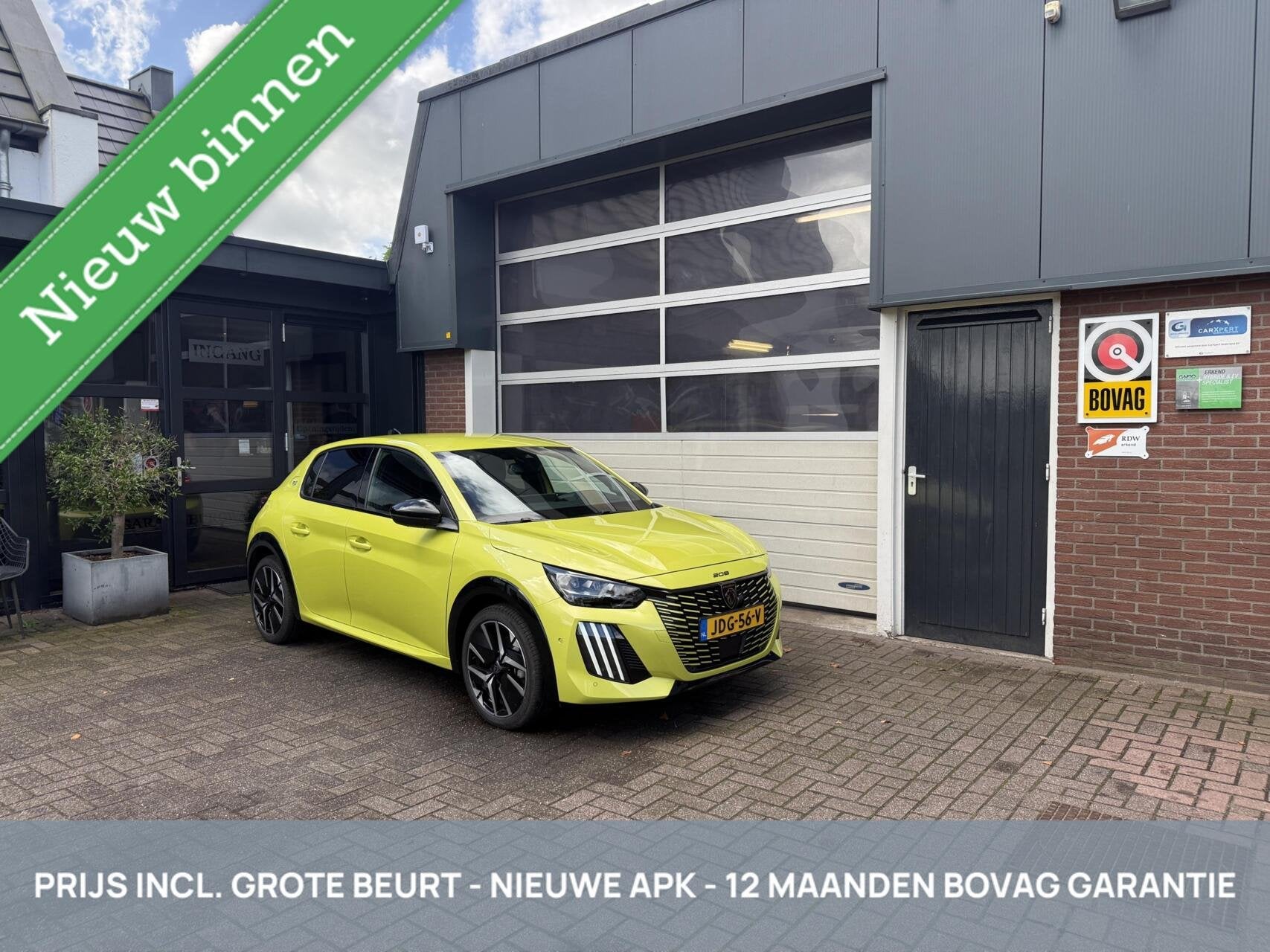Peugeot e-208 EV GT Avantage 51 kWh SOH 96.7% ACC/WARMTEPOMP, Auto's, Gebruikt, 433 km, 156 pk, 1430 kg