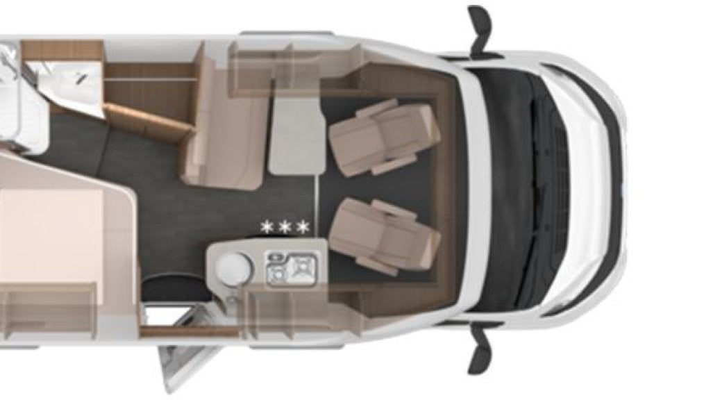 Knaus Van TI 550 MF mj25 automaat Excl.deur,el.parkrem, V16, Automaat, Ringverwarming, Fiat, Tot en met 2