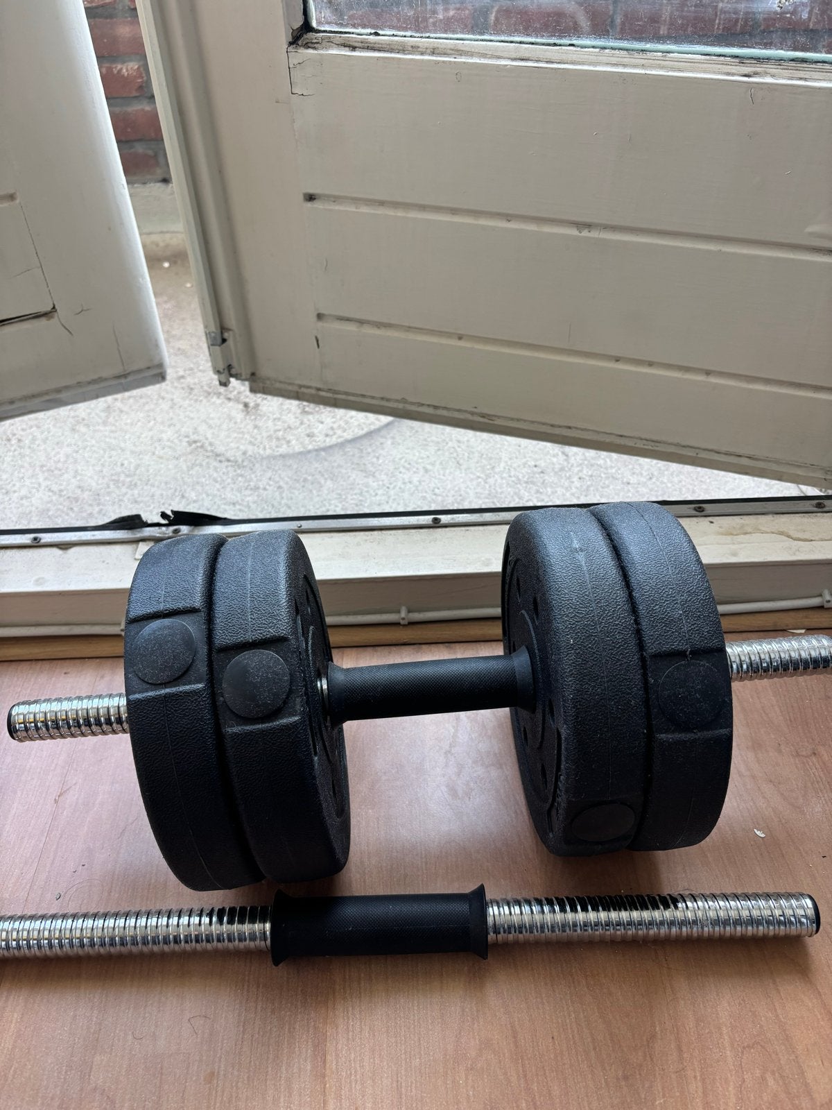 Songmics Verstelbare Halterset 30 kg - Thuis trainen, Ophalen of Verzenden, Gebruikt, Armen, Halterset