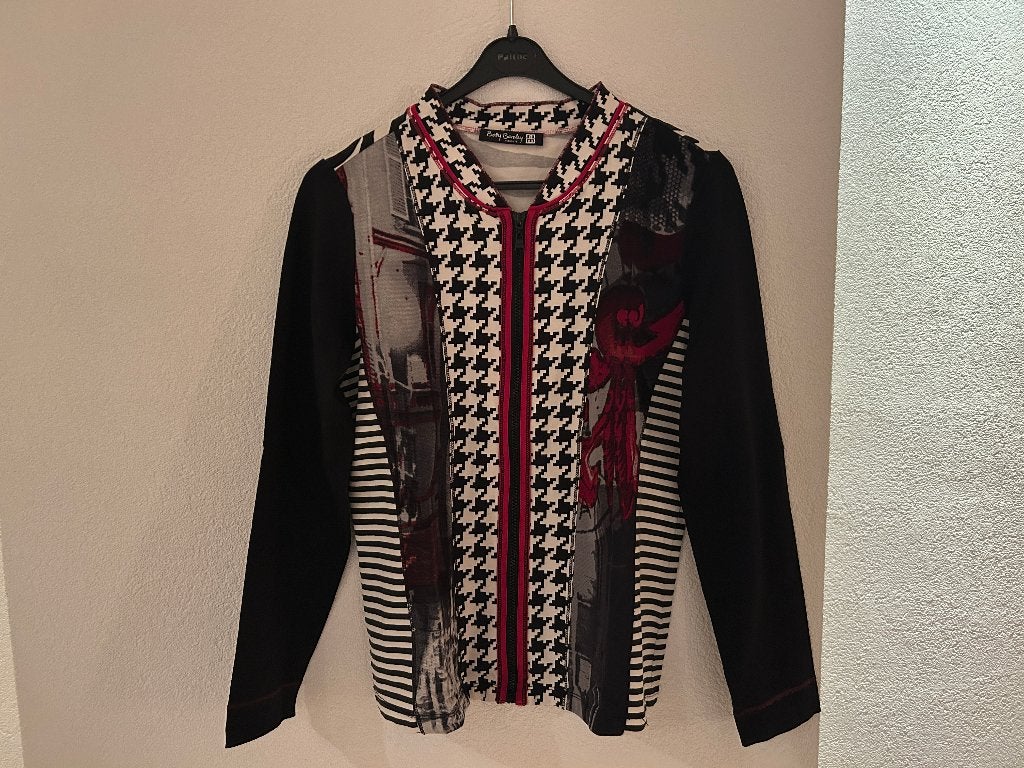 Betty Barclay Dames vest maat 40 zwart rood z.g.a.n  2307202, Zwart, Betty Barclay, Nieuw, Ophalen