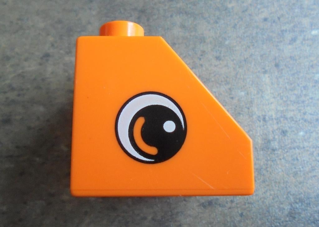 Lego Duplo Brick 2x2x1,5 Slope 45 (zie foto's) 4, Ophalen of Verzenden, Gebruikt, Losse stenen, Duplo