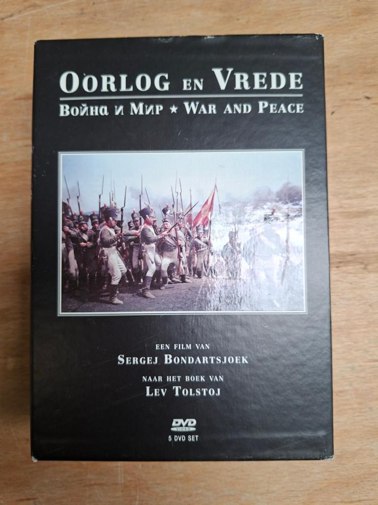 Oorlog en Vrede 5 DVD set - Klassiek historisch drama, Vanaf 12 jaar, Ophalen, Gebruikt, Historisch of Kostuumdrama
