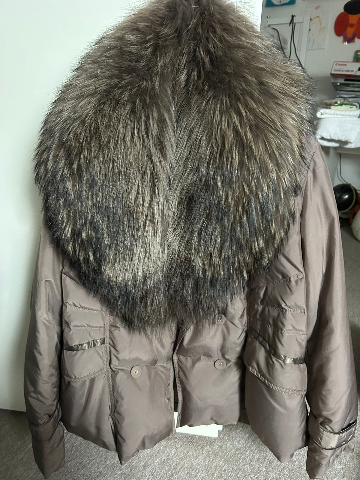 Winterjas bontkraag dames OPD nieuw!, Ophalen of Verzenden, Nieuw, Maat 46/48 (XL) of groter, Overige kleuren