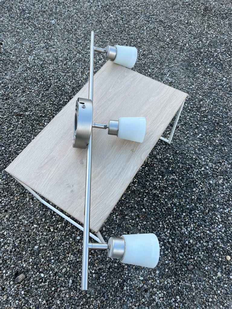 Ikea drievoudige plafondspots, Ophalen, Gebruikt, Metaal of Aluminium, Modern
