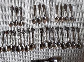 BESTEK allerlei, lepeltjes etc., Ophalen, Gebruikt, Rvs of Chroom, Los bestek