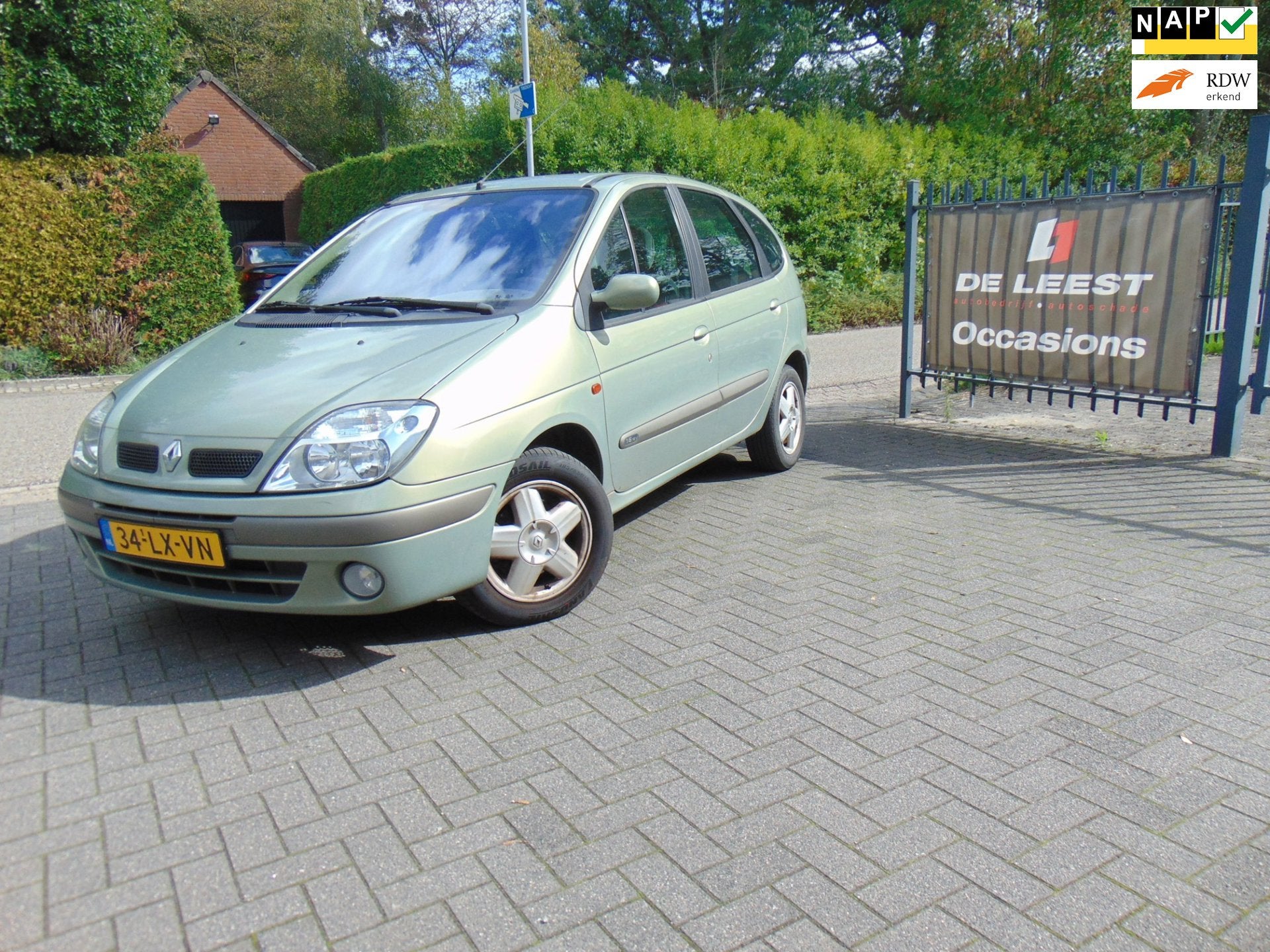 Renault Scénic 1.6-16V Authentique, Auto's, Stof, Gebruikt, 1225 kg, 4 cilinders