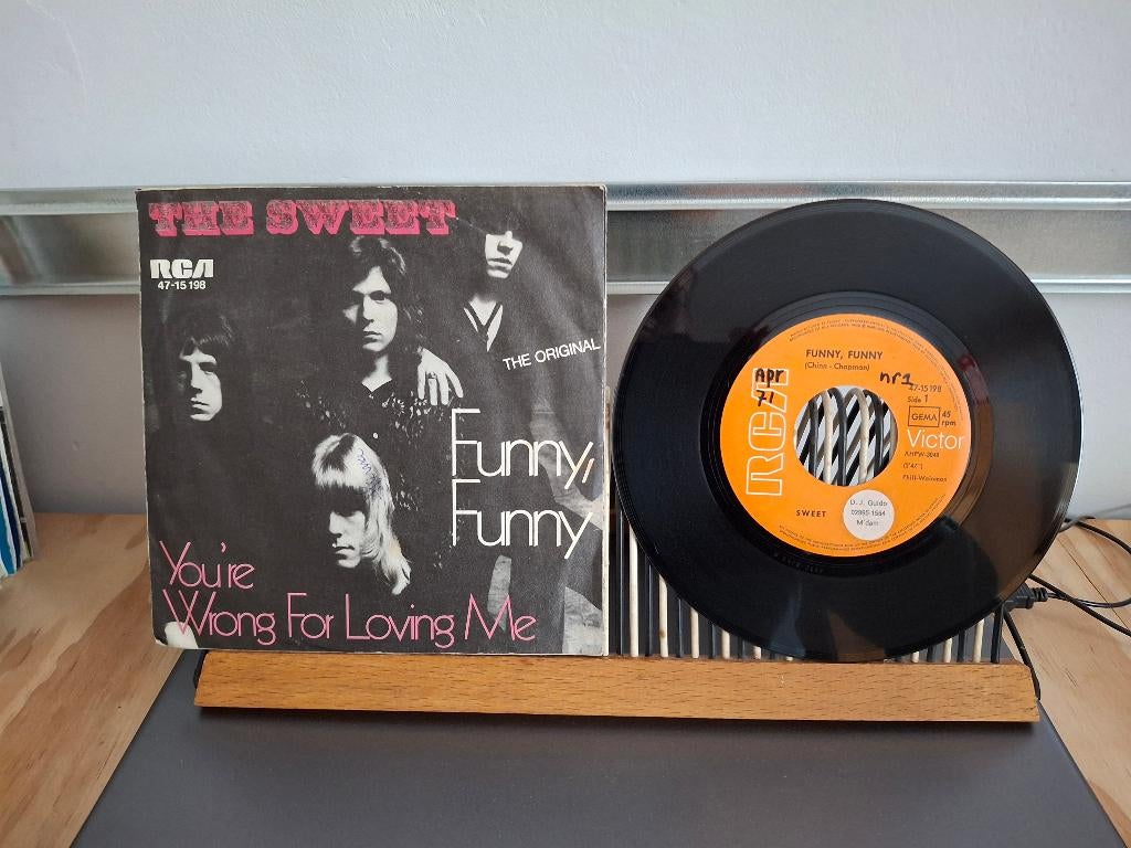 The Sweet-Funny funny(688) 2 euro vaste prijs, Cd's en Dvd's, Vinyl Singles, Ophalen of Verzenden, Zo goed als nieuw, Pop