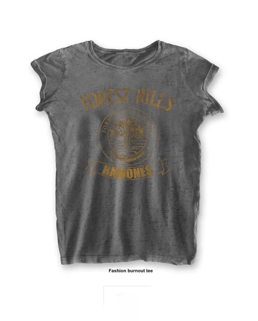 Ramones Dames Burnout T-Shirt: Vintage Forest Hills (M), Ophalen of Verzenden, Nieuw, Kleding