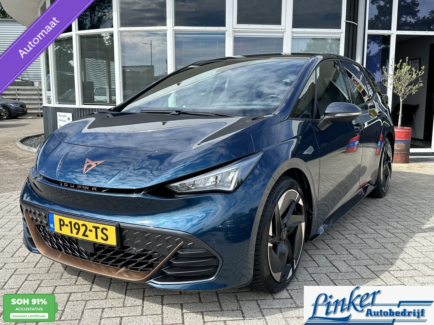 CUPRA Born Copper Edition One 62 kWh - SoH 91% |PANO|CAMERA|, Auto's, Automaat, Achterwielaandrijving, Gebruikt, Zwart