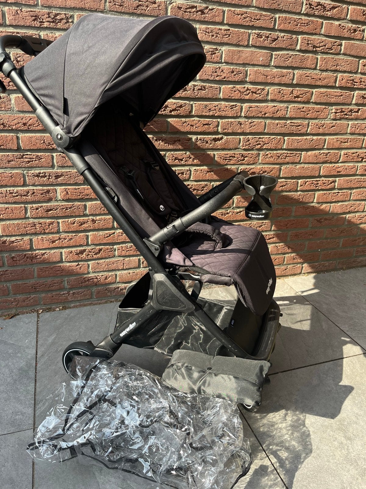 Easywalker Jackey met regenhoes, bekerhouder en reishoes, Kinderen en Baby's, Buggy's, Ophalen, Zo goed als nieuw, Overige merken