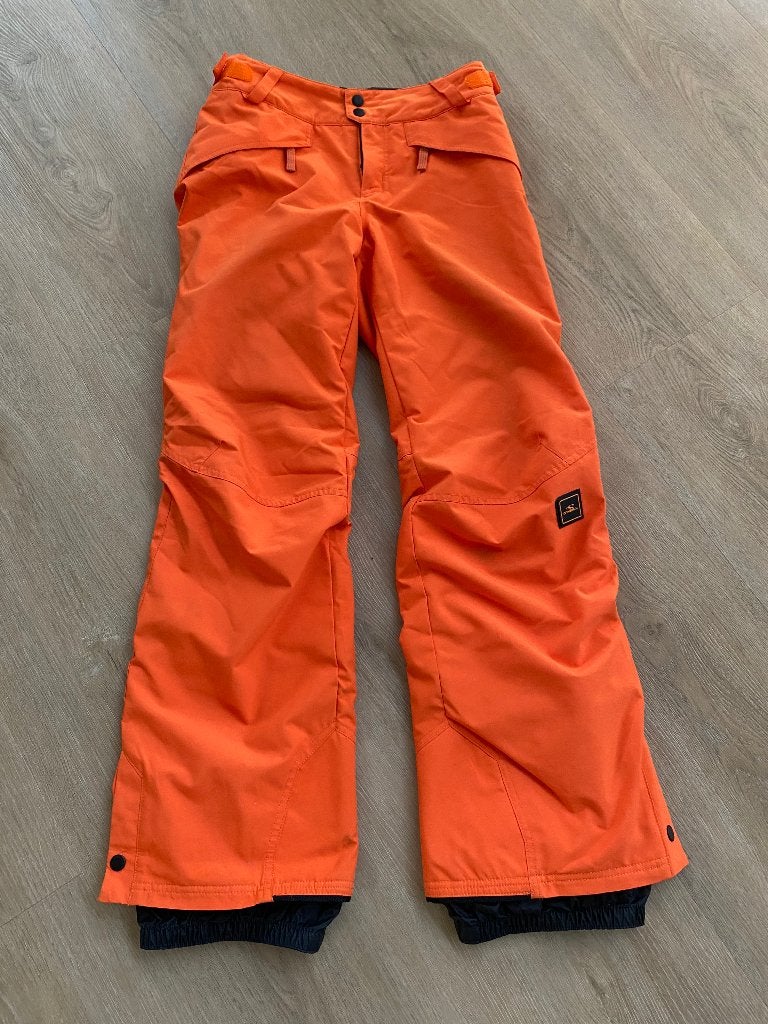 O’Neill oranje skibroek jongens maat 164, Broek, Gebruikt, O’Neill, Ophalen of Verzenden