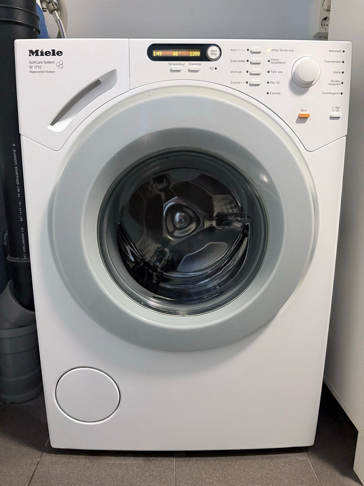 Miele W 1712 wasmachine | goede staat | degelijk en betrouwb, Ophalen, Gebruikt, Minder dan 85 cm, Voorlader