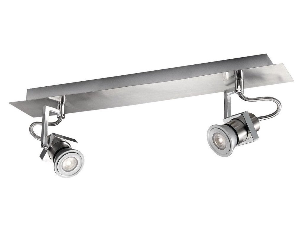 Plafondspot / Plafondlamp (2-lamps) MASSIVE Poppy LED -50%!, Huis en Inrichting, Lampen | Spots, Geschikt voor plafondmontage