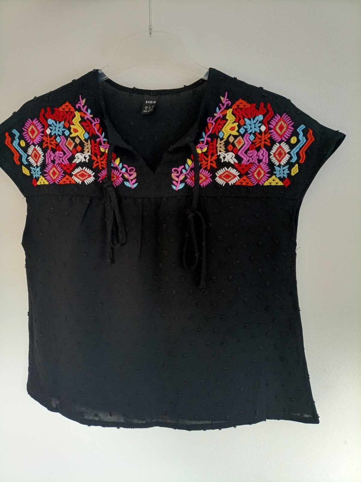 Zomer Top Blouse XS, Ophalen of Verzenden, Zo goed als nieuw, Maat 34 (XS) of kleiner, Zwart