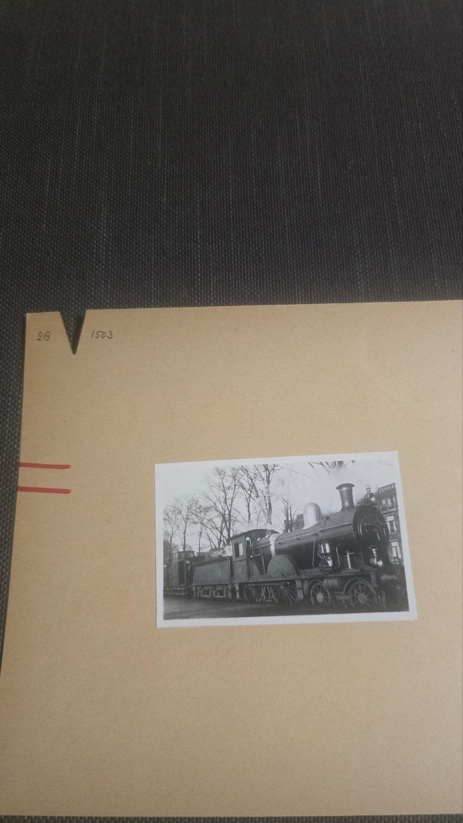 NS Trein Foto 1920 - Originele Afdruk, Ophalen of Verzenden, Gebruikt, Trein, Kaart of Prent