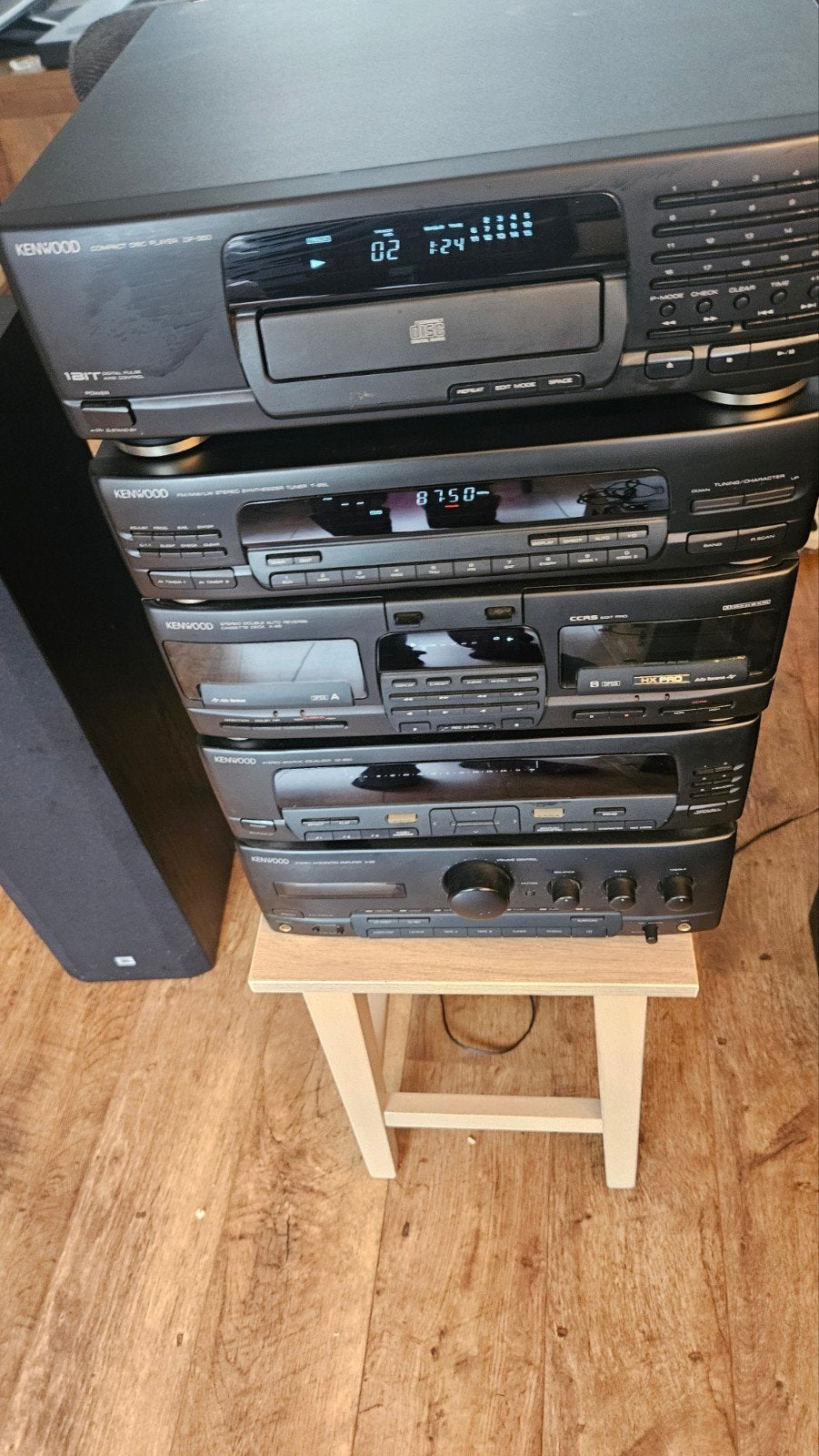 Kenwood Stereo Set -  met CD, Cassette, Tuner, Versterker, Losse componenten, Ophalen, Overige merken, Cassettedeck