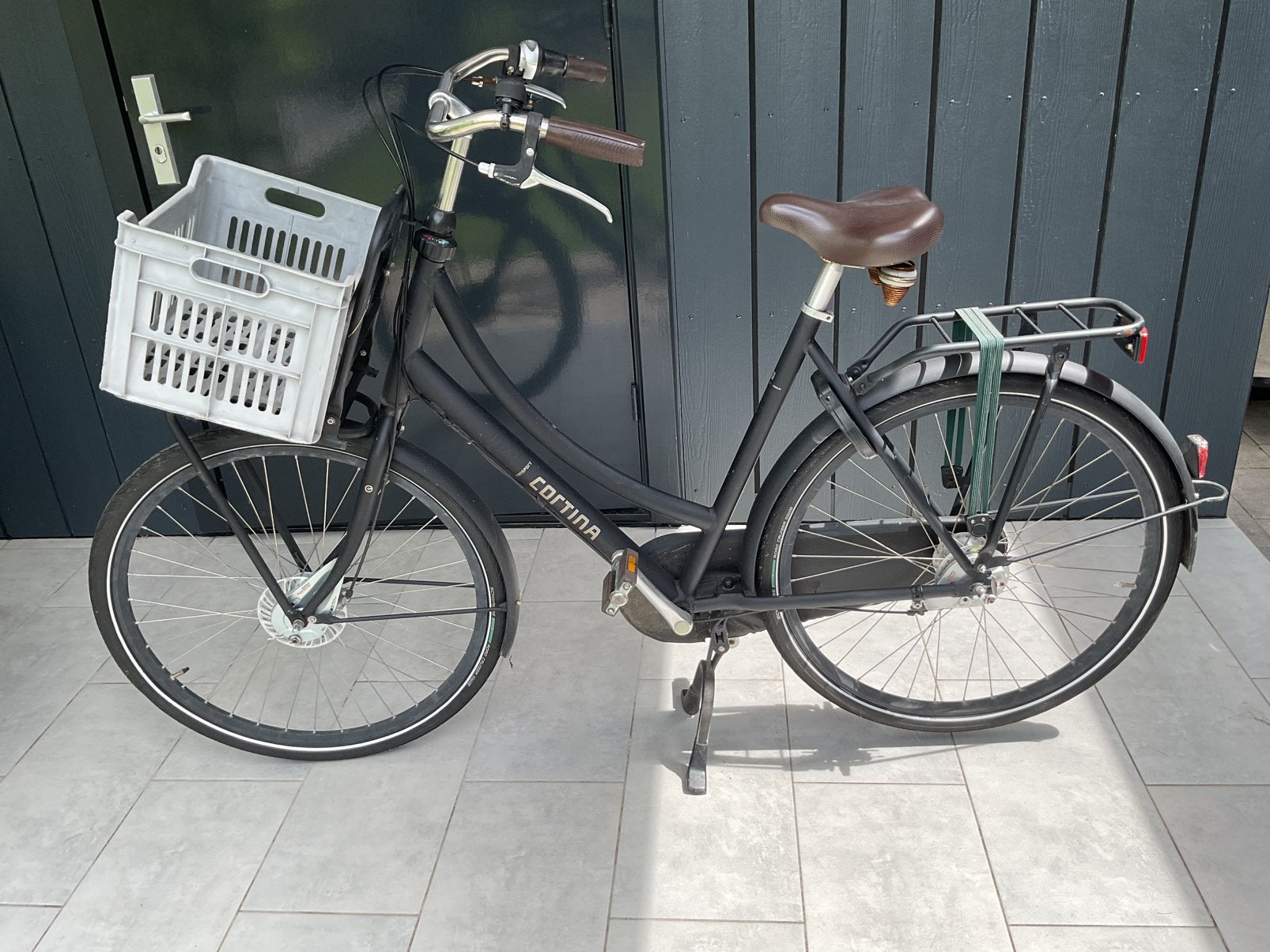 Cortina U4 Transport N7 57 cm 2x naafdynamo verlichting, Gebruikt, Versnellingen, 56 cm of meer, Ophalen