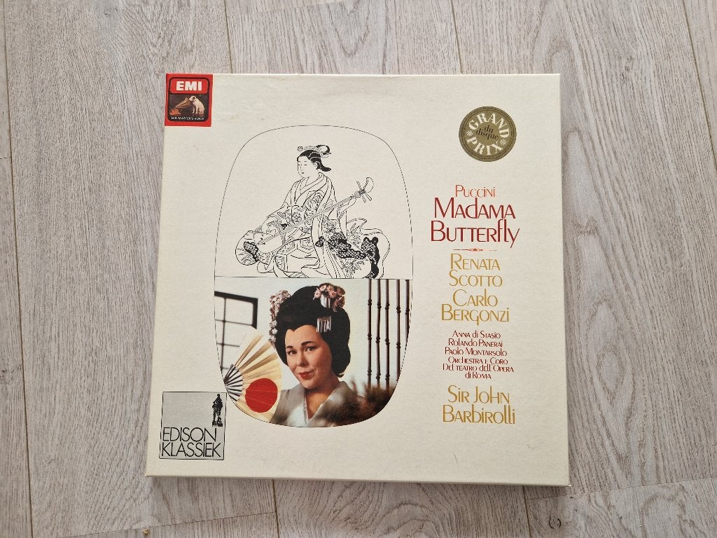 LP Puccini Madama Butterfly, Ophalen of Verzenden, Gebruikt, 12 inch