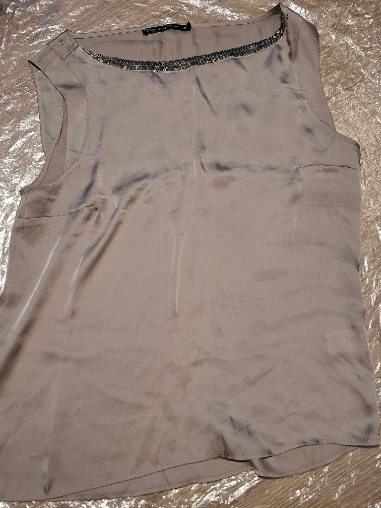 Superstar chique top, Verzenden, Zwart, Maat 46/48 (XL) of groter, Zo goed als nieuw