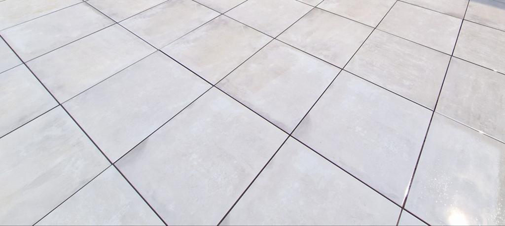 MBI GeoCeramica tuintegels licht grijs 60x60x4cm (ca. 18m2), Ophalen, 60 cm of meer, Nieuw, 10 m² of meer