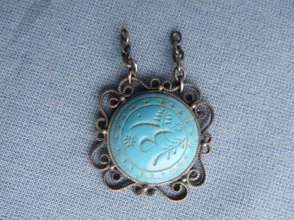 Oude hanger met Arabische motieven in steen - 20e eeuw, Antiek en Kunst, Ophalen of Verzenden