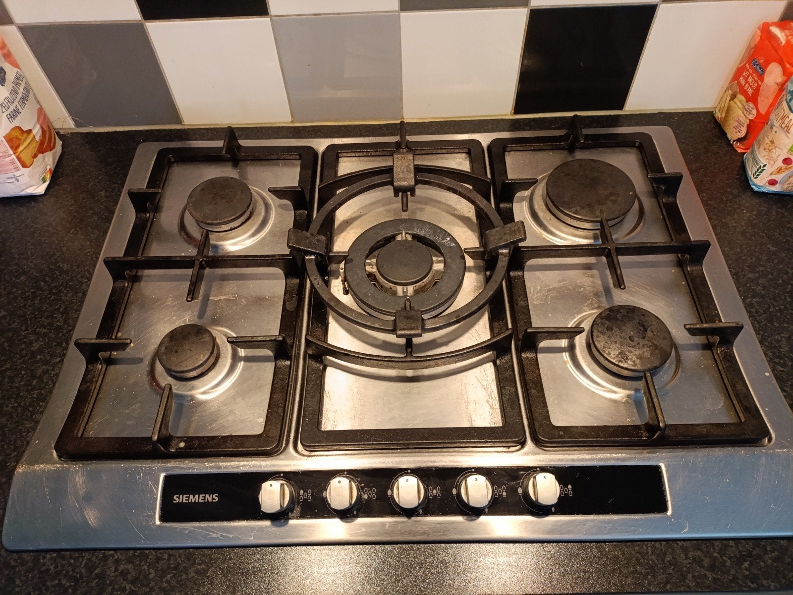 Siemens 5-pits gasfornuis - Inbouw (m2457556668) — Kookplaten — Marktplaats