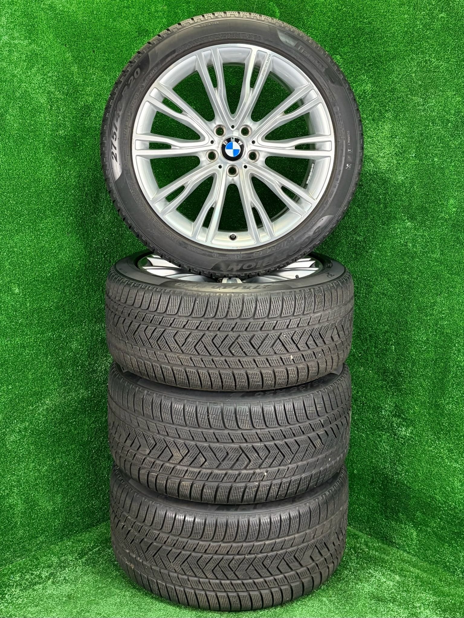 Orig. 20 inch BMW style 551 velgen winterbanden X5 X6 f15, Gebruikt, -, 275 mm, -