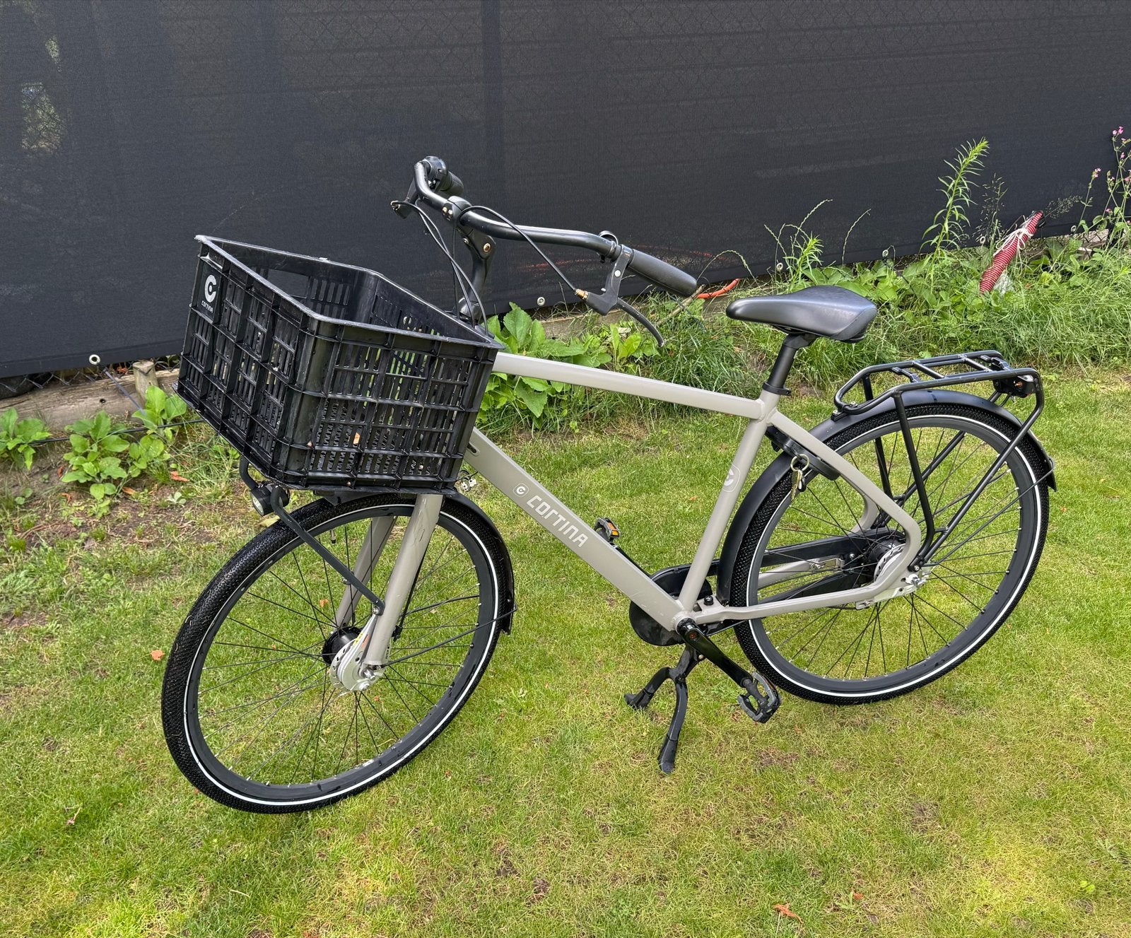 Cortina Common ND7 Herenfiets - Quartz Grey Matt - 50cm, Gebruikt, Velgrem, Versnellingen, 49 tot 53 cm