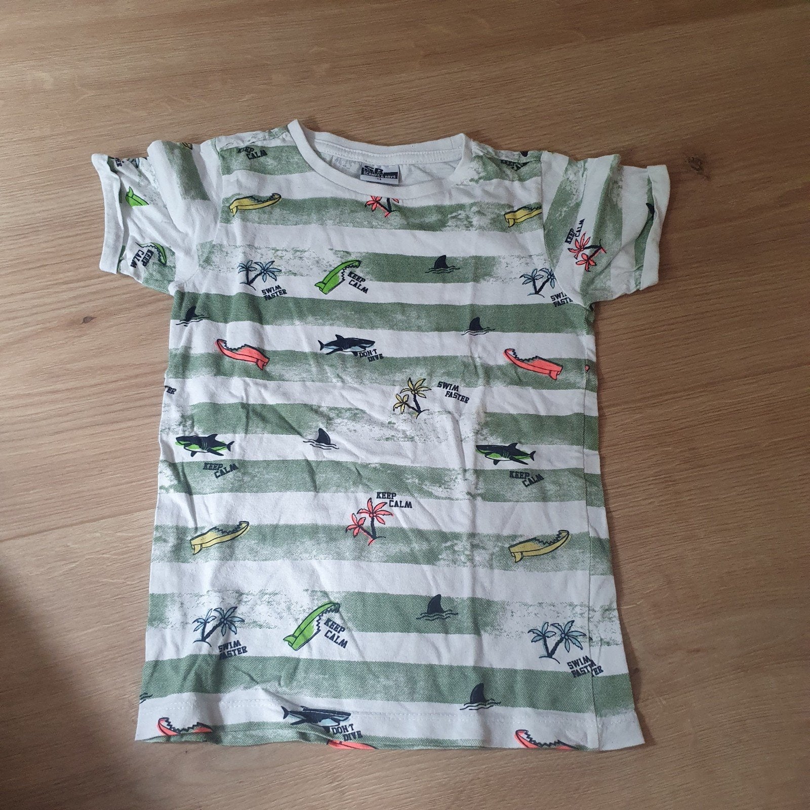 Scamps & Boys T-shirt maat 116, Kinderen en Baby's, Gebruikt, Shirt of Longsleeve, Jongen, Scamps & Boys