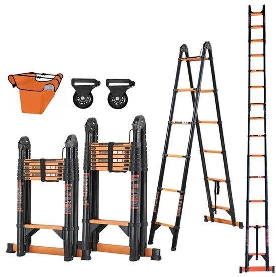 Telescoopladder – Uitschuifladder – A-Framestrap, Corvance B.V., Verzenden, Nieuw, Corvancebol@gmail.com