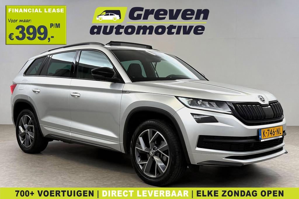 Skoda Kodiaq 1.5 TSI 150PK Sportline Business 7p | Pano | Sf, Auto's, Skoda, Euro 6, 4 cilinders, 150 pk, 7 stoelen