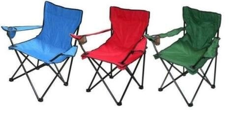 Opvouwbare Camping Stoel Met Leuning 50 x 50 x 80 cm, Ophalen, Nieuw, Kunststof