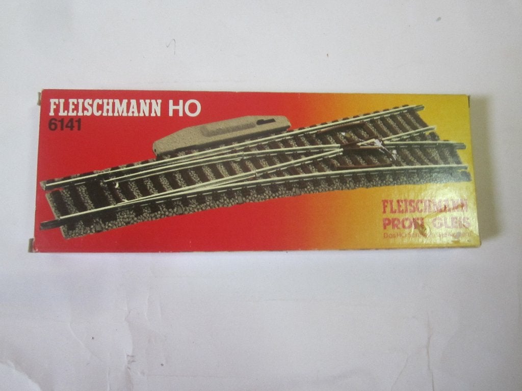 fleischmann Ho set 6141 elektrische wissels, Gebruikt, Gelijkstroom, Fleischmann, Rails