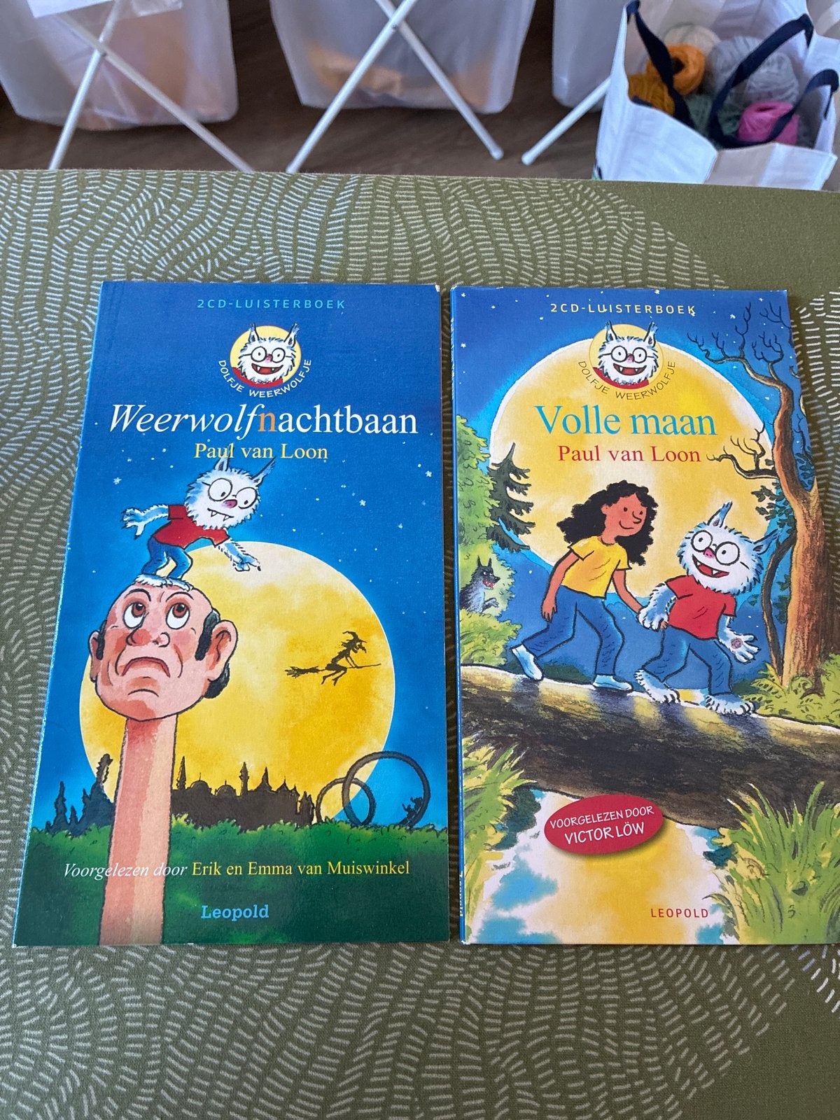 Dolfje Weerwolfje Luisterboeken: Weerwolfnachtbaan & Volle m, Boeken, Ophalen of Verzenden, Cd, Kind
