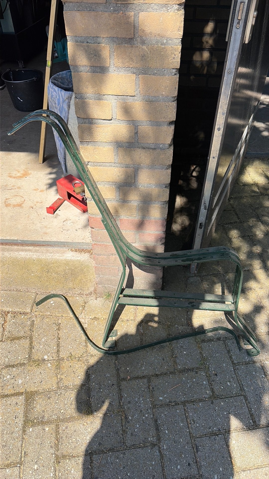Frame tuinbank, Ophalen, Zo goed als nieuw, Metaal