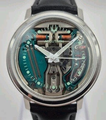 Bulova Accutron 214 Spaceview 1970 Polshorloge, Ophalen of Verzenden, Gebruikt, Overige merken