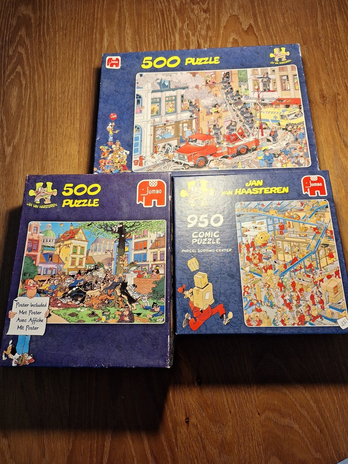 Puzzels van Jan van Haasteren, Ophalen of Verzenden, 500 t/m 1500 stukjes, Zo goed als nieuw