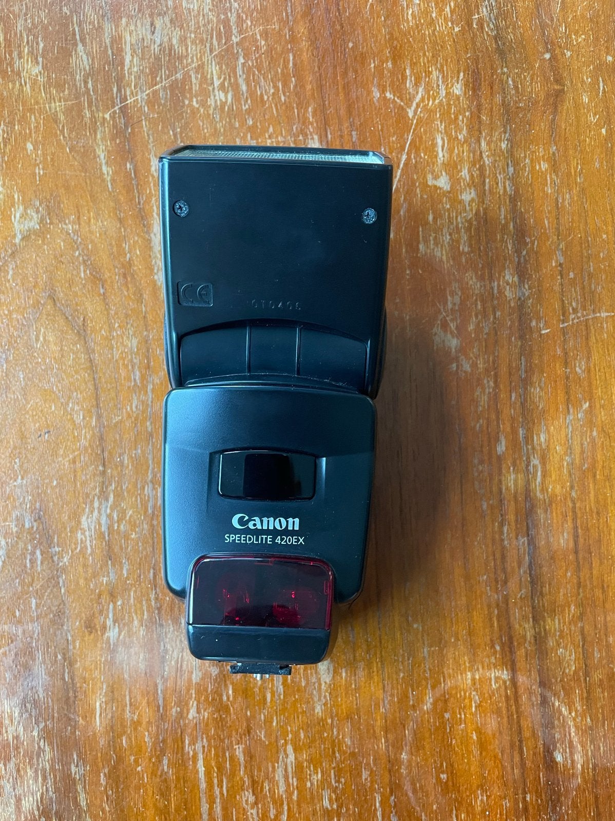 Canon Speedlite 420EX flitser, Ophalen of Verzenden, Zo goed als nieuw, Canon, Kantelbaar